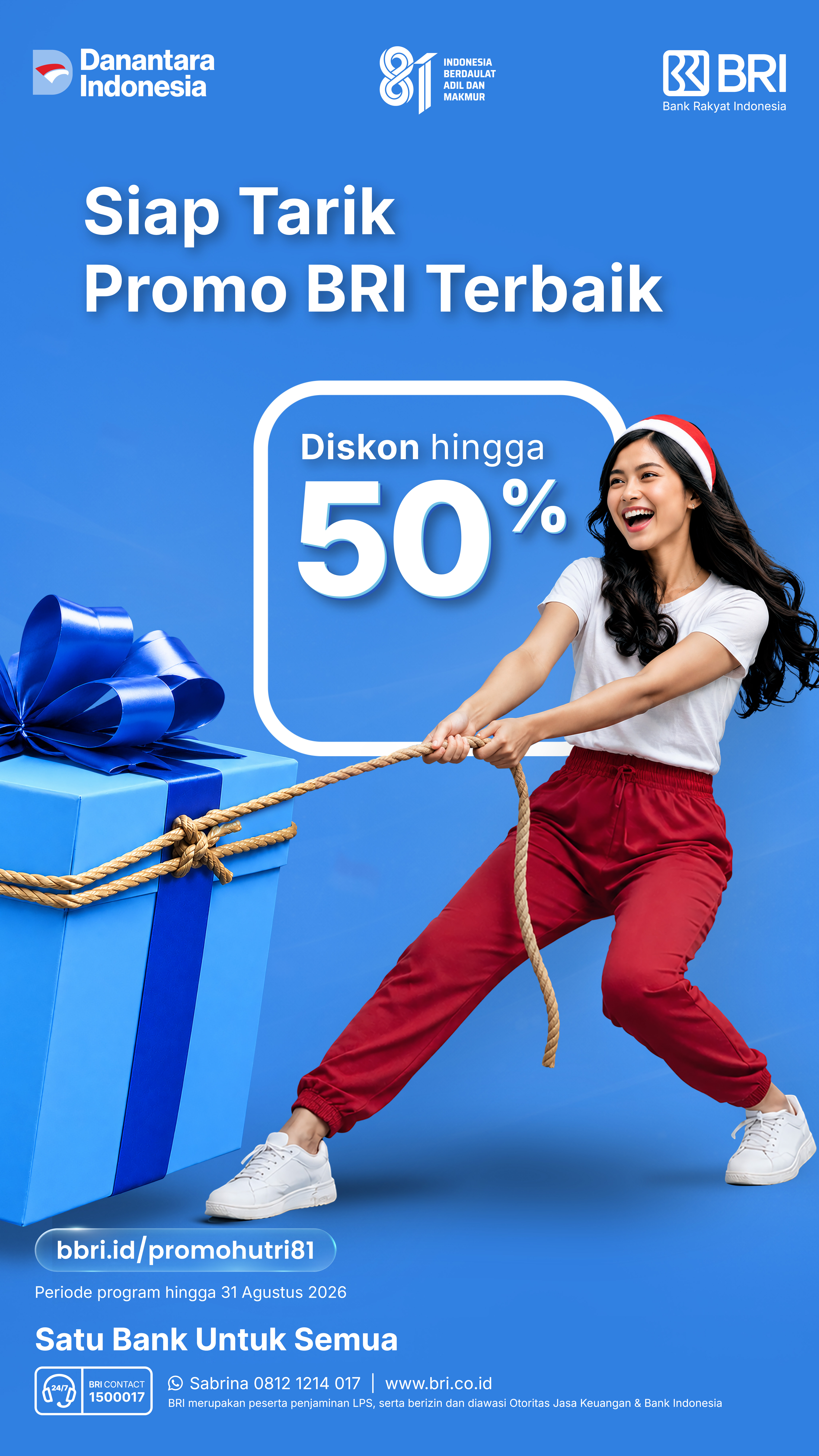 Poster promo BRI Promo HUT RI